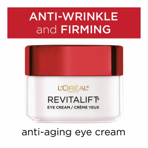 L'ORÉAL PARIS Revitalift Anti-Wrinkle + Firming Eye Cream, Fragrance Free, 0.5 oz.