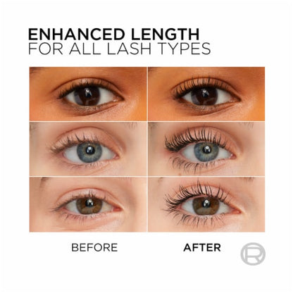 L'ORÉAL PARIS Telescopic Original Washable Lengthening Mascara, 915 Black Brown, 0.24 fl. oz.