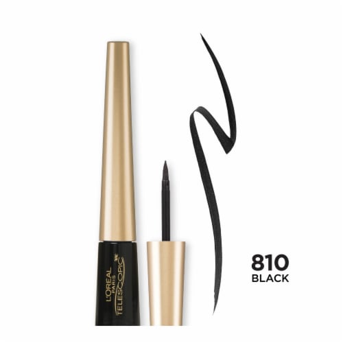 L'ORÉAL PARIS Telescopic Precision Liquid Eyeliner, 810 Black, 0.08 fl. oz.