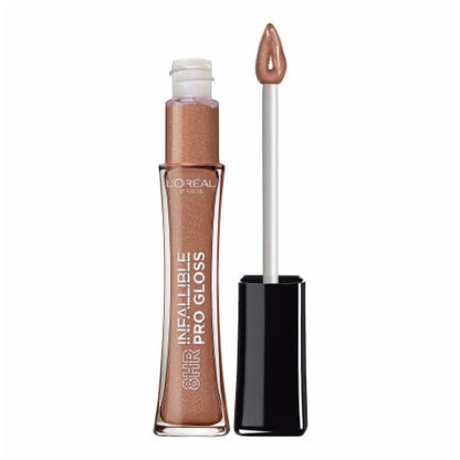 L'Oreal Paris Infallible 8 Hour Pro Lip Gloss, hydrating finish, Dulce De Leche, 0.21 fl. oz.