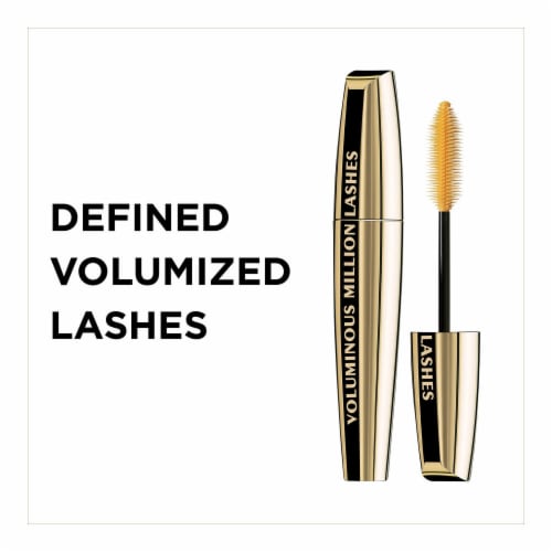 L'ORÉAL PARIS Voluminous Million Lashes Waterproof Mascara, 670 Blackest Black Waterproof, 0.32 fl. oz.
