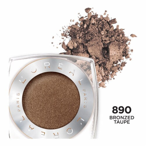 L'ORÉAL PARIS Infallible 24 Hour Waterproof Eye Shadow, 890 Bronzed Taupe, 0.12 oz.