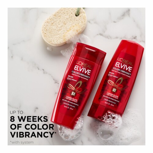 L'ORÉAL PARIS Elvive Color Vibrancy Protecting Shampoo for Color Treated Hair, 12.6 fl. oz.
