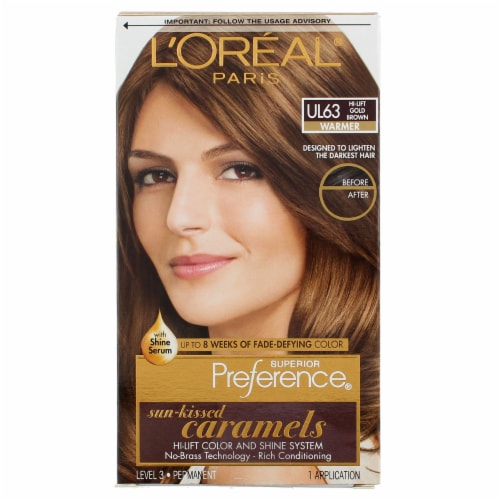 L'ORÉAL PARIS Superior Preference Permanent Hair Color, UL63 Hi-Lift Gold Brown, 6.5 fl. oz.