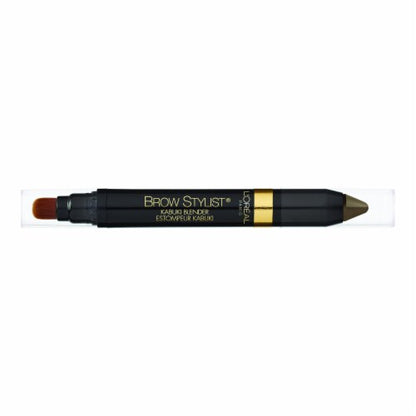 L'ORÉAL PARIS Brow Stylist Kabuki Blender Brow Crayon, 312 Blonde, 0.05 oz.