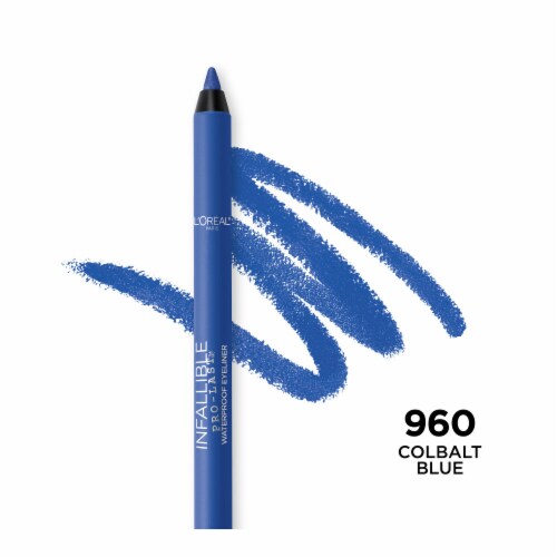 L'ORÉAL PARIS Infallible Pro-Last Waterproof, Up to 24HR Pencil Eyeliner, 960 Cobalt Blue, 0.042 oz.