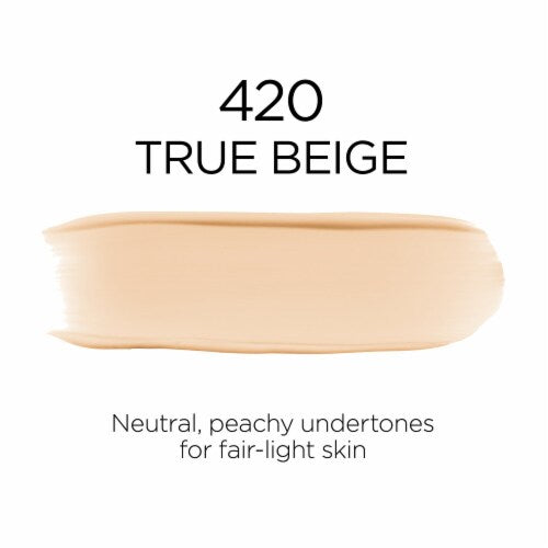 L'ORÉAL PARIS Infallible 32 Hour Fresh Wear Lightweight Foundation, 420 True Beige, 1 oz.