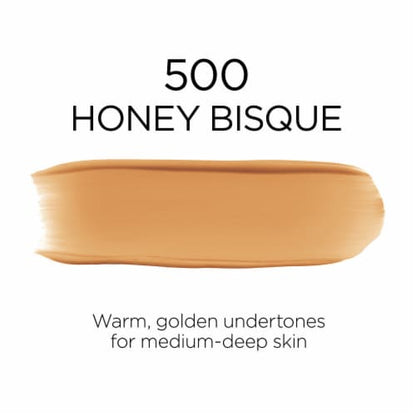 L'ORÉAL PARIS Infallible 32 Hour Fresh Wear Lightweight Foundation, 500 Honey Bisque, 1 oz.