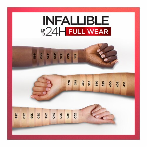 L'ORÉAL PARIS Infallible Full Wear Concealer Waterproof, Full Coverage, 340 Fawn, 0.33 fl. oz.