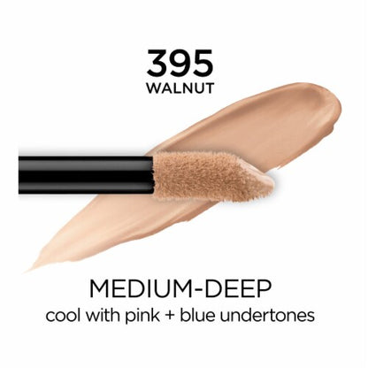 L'ORÉAL PARIS Infallible Full Wear Concealer Waterproof, Full Coverage, 395 Walnut, 0.33 fl. oz.