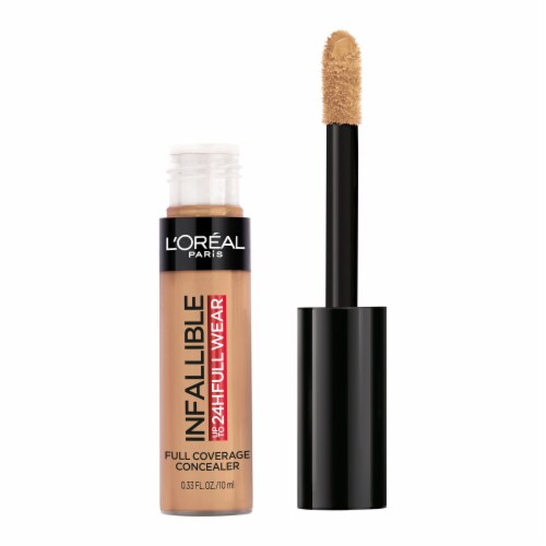 L'ORÉAL PARIS Infallible Full Wear Concealer Waterproof, Full Coverage, 405 Toffee, 0.33 fl. oz.
