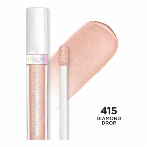 L'ORÉAL PARIS Brilliant Eyes Shimmer Liquid Eye Shadow Makeup, 420 Diamond Drop, 0.1 oz.