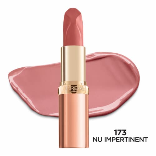 L'ORÉAL PARIS Colour Riche Les Nus Intense Lipstick, Intensely Pigmented, 173 Nu Impertinent, 0.13 oz.