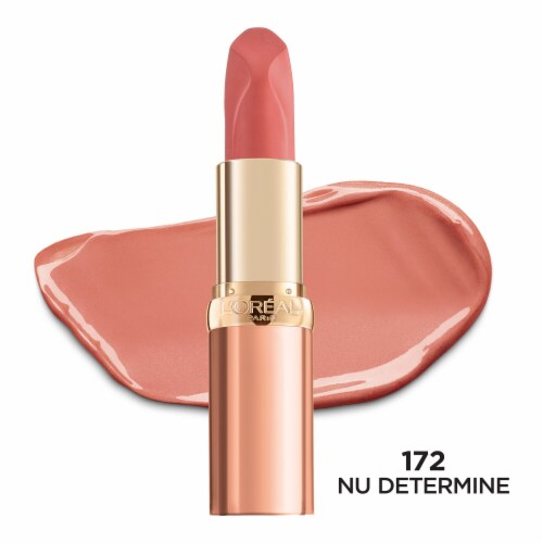 L'ORÉAL PARIS Colour Riche Les Nus Intense Lipstick, Intensely Pigmented, 172 Nu Determine, 0.13 oz.