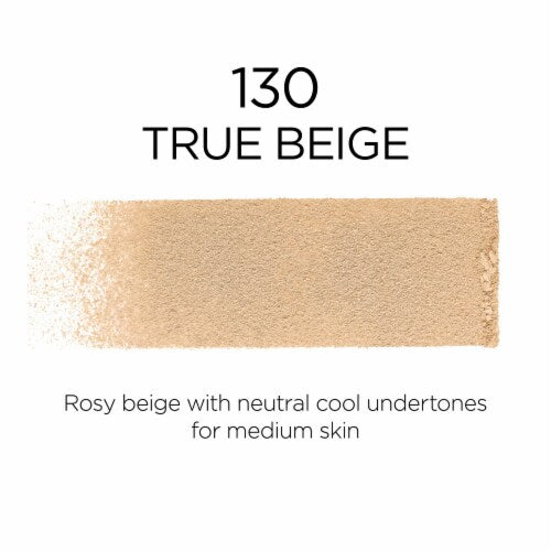 L'ORÉAL PARIS Infallible Up to 24H Fresh Wear Foundation in a Powder, matte finish, 130 True Beige, 0.31 oz.