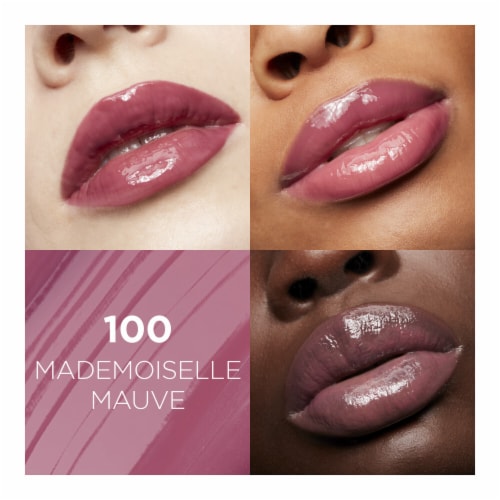 L'ORÉAL PARIS Glow Paradise Hydrating Tinted Lip Balm-in-Gloss with Pomegranate Extract, 100 Mademoiselle Mauve, 0.23 fl oz