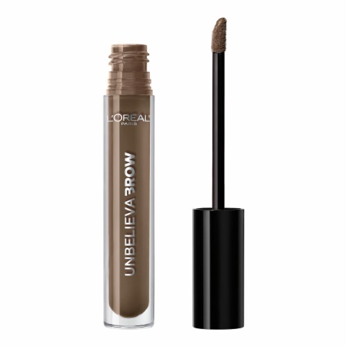 L'ORÉAL PARIS Unbelieva-Brow Longwear Waterproof Tinted Brow Gel, 573 Warm Brunette, 0.15 fl oz