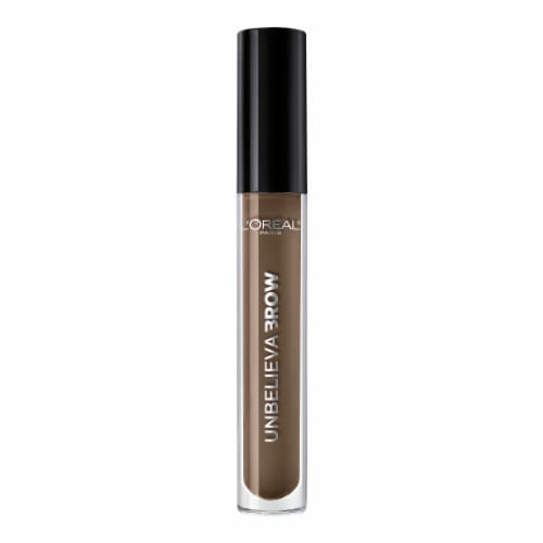 L'ORÉAL PARIS Unbelieva-Brow Longwear Waterproof Tinted Brow Gel, 573 Warm Brunette, 0.15 fl oz