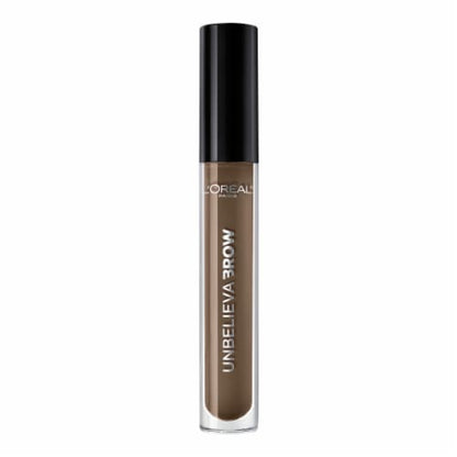L'ORÉAL PARIS Unbelieva-Brow Longwear Waterproof Tinted Brow Gel, 573 Warm Brunette, 0.15 fl oz