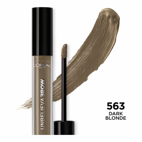 L'ORÉAL PARIS Unbelieva-Brow Longwear Waterproof Tinted Brow Gel, 560 Blonde, 0.15 fl. oz.