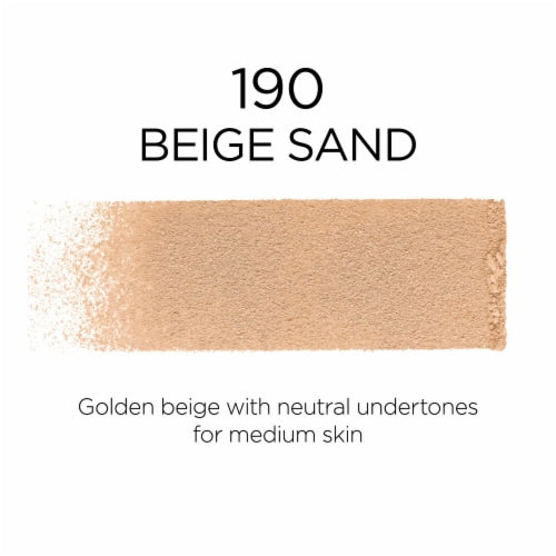 L'ORÉAL PARIS Infallible Up to 24H Fresh Wear Foundation in a Powder, matte finish, 190 Beige Sand, 0.31 oz