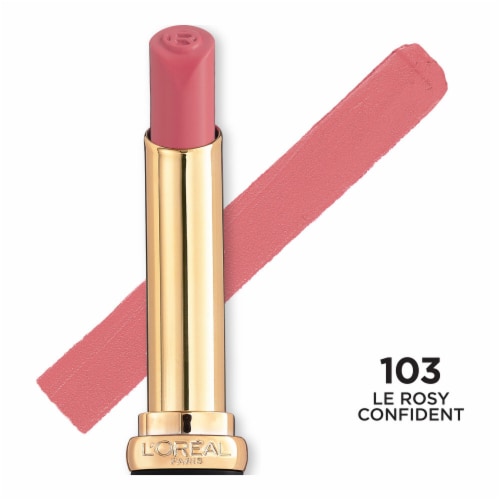L'ORÉAL PARIS Colour Riche Intense Volume Matte Lipstick, 103 Le Rosy Confident, 0.06 oz