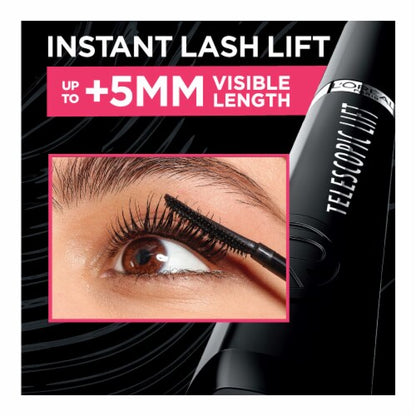 L'ORÉAL PARIS Telescopic Lift Volumizing Washable Mascara, 991 Black, 0.33 fl. oz.