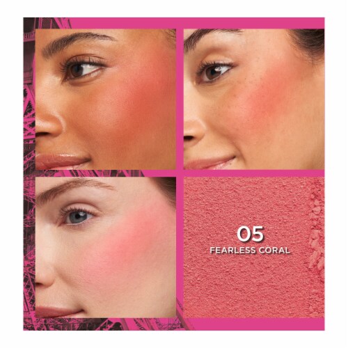 L'ORÉAL PARIS Infallible Up to 24H Fresh Wear Soft Matte Blush, 005 Fearless Coral, 0.31 oz