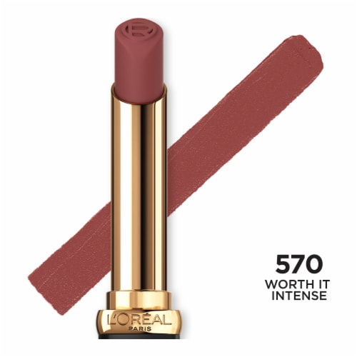 L'ORÉAL PARIS Colour Riche Blurred Matte Lipstick, 570 Worth It Intense
