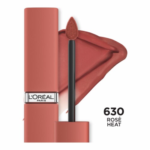 L'ORÉAL PARIS Infallible Matte Resistance Liquid Lipstick, 630 Rose Heat, 0.16 fl oz
