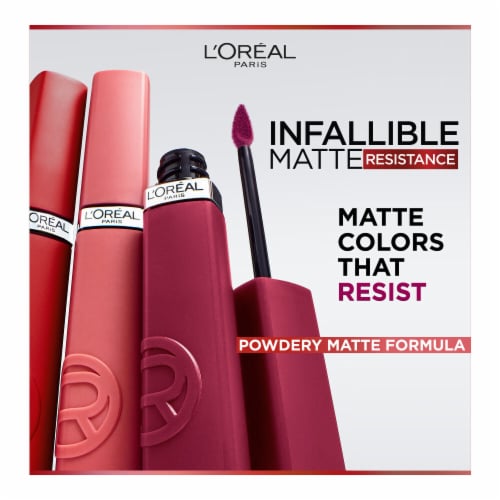L'ORÉAL PARIS Infallible Matte Resistance Liquid Lipstick, 655 Proposal, 0.16 fl oz