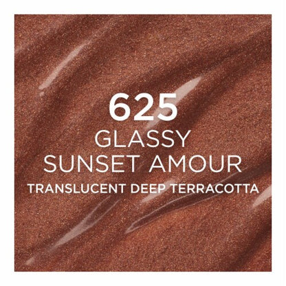 L'ORÉAL PARIS Lumi Le Glass Highlighter Stick, 625 Glassy Sunset Amour, 0.17 oz