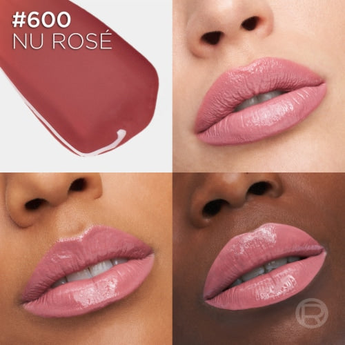 L'ORÉAL PARIS Infallible Lacque Resistance Liquid Lipstick, 600 Le Nu Rose, 0.13 fl oz