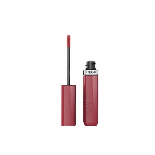 L'ORÉAL PARIS Infallible Lacque Resistance Liquid Lipstick, 220 Paris Sunset, 0.13 fl oz