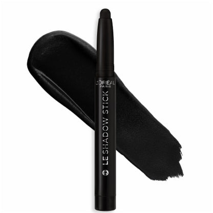 L'ORÉAL PARIS Le Shadow Stick Blendable Cream Eyeshadow Stick, 490 All Night Black, 0.049 oz
