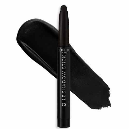 L'ORÉAL PARIS Le Shadow Stick Blendable Cream Eyeshadow Stick, 490 All Night Black, 0.049 oz