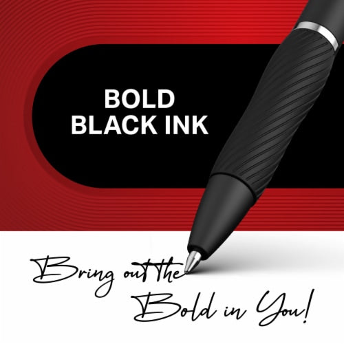 Sharpie S-Gel Medium Point (0.7mm) Gel Pen - Black Inc, 4 Count