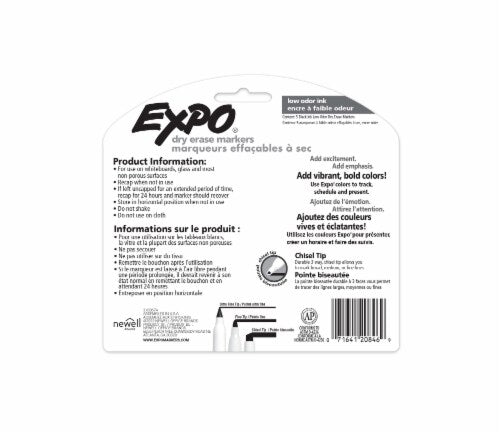 Expo 2 Low Odor Chisel Point Dry Erase Marker 2 Ct