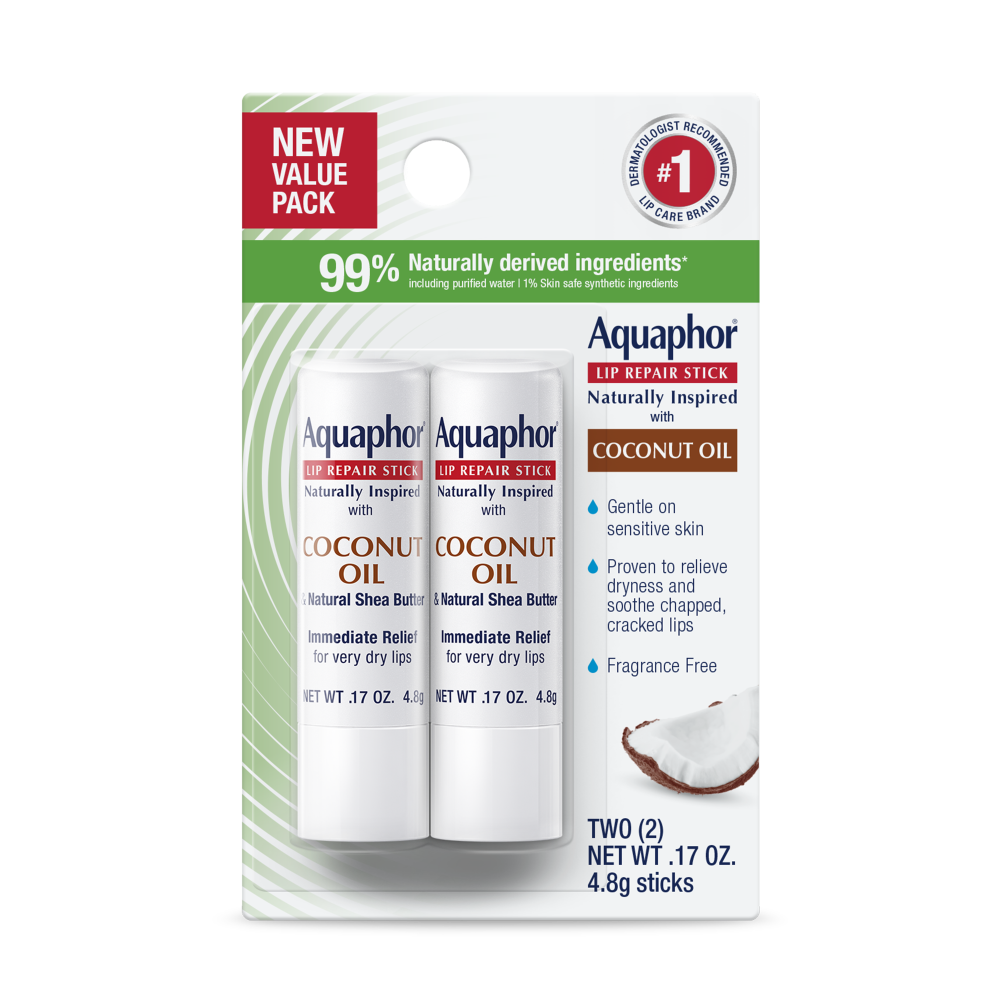 Aquaphor Naturally Inspired Lip Repair Stick - Coconut Oil