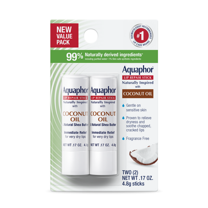 Aquaphor Naturally Inspired Lip Repair Stick - Coconut Oil