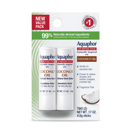 Aquaphor Naturally Inspired Lip Repair Stick - Coconut Oil