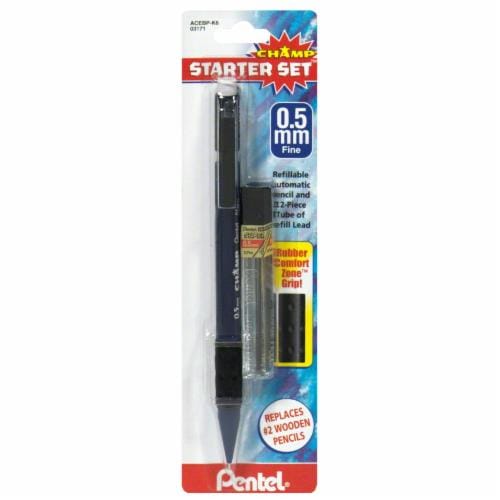 CHAMP Mechanical Pencil Mechanical Pencil (0.7mm) Starter Set with Lead 1-Pk