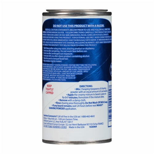 SoftSheen Carson Magic Shaving Powder Blue Regular Strength