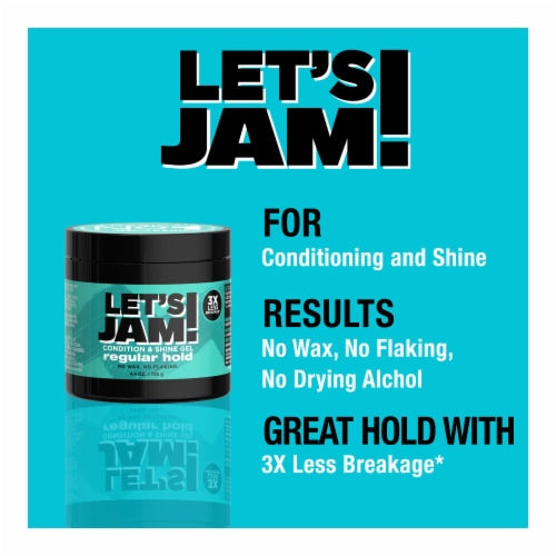 SoftSheen Carson Let's Jam! Shining & Conditioner Gel Regular Hold, 4.4 oz
