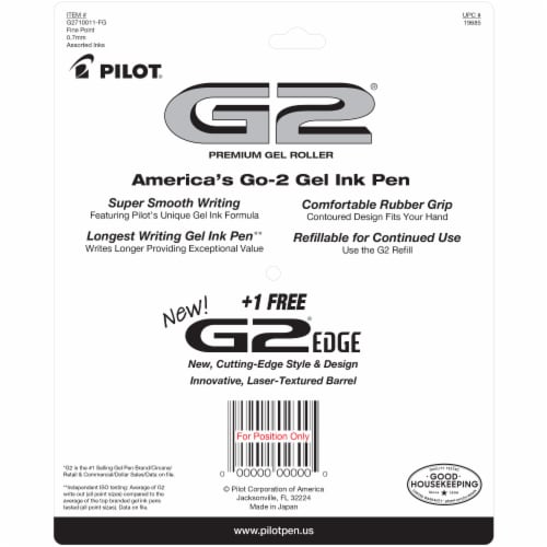 Pilot Pen G2 Premium Gel Pens Dumpbin, 96 count