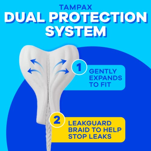 Tampax Tampons Pearl Super Plus 18Ct Leakguard Unscented
