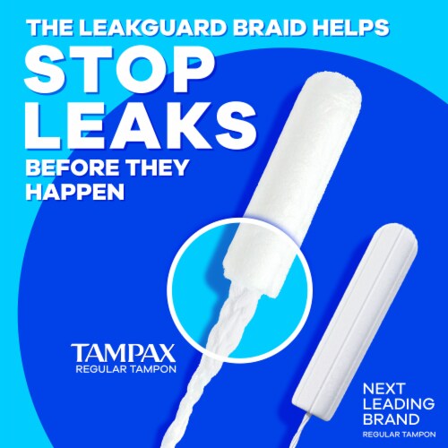 Tampax Tampons Pearl Super Plus 18Ct Leakguard Unscented