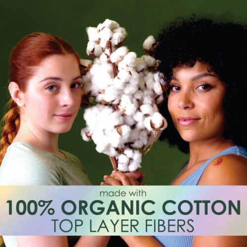 L. Pads Ultra Thin Cotton Top Layer Overnight 36 Count Wings