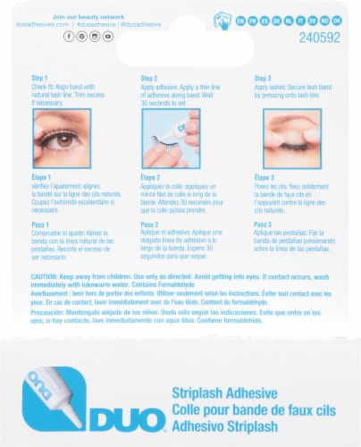 Duo Eyelash Striplash Adhesive White/Clear 0.25oz (6in)