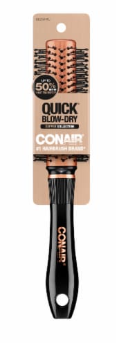 CONAIR The Copper Collection Quick Blow Dry Small Round Brush - Black & Copper
